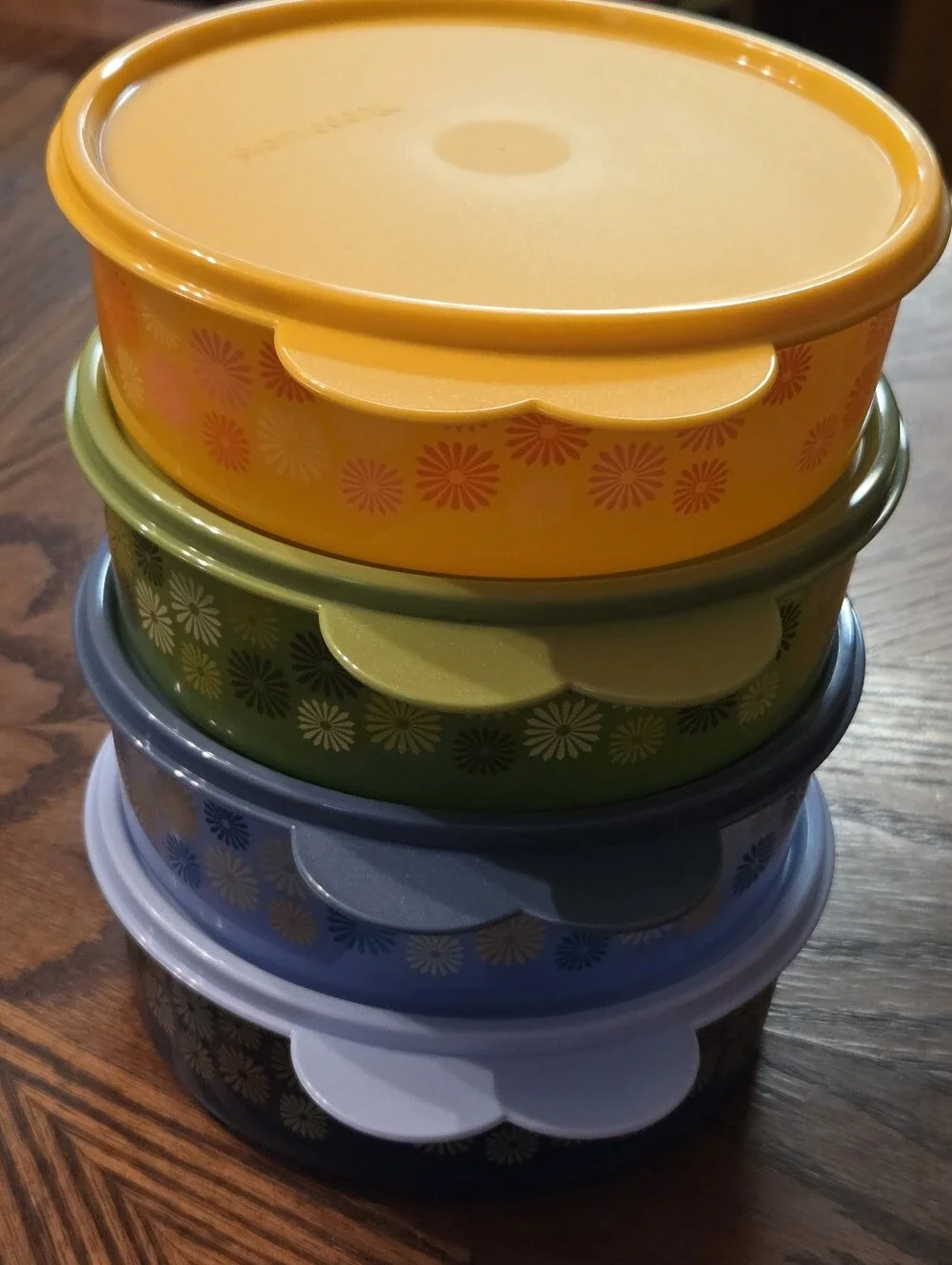 TUPPERWARE 3 CUP BIG WONDERS BOWLS/4